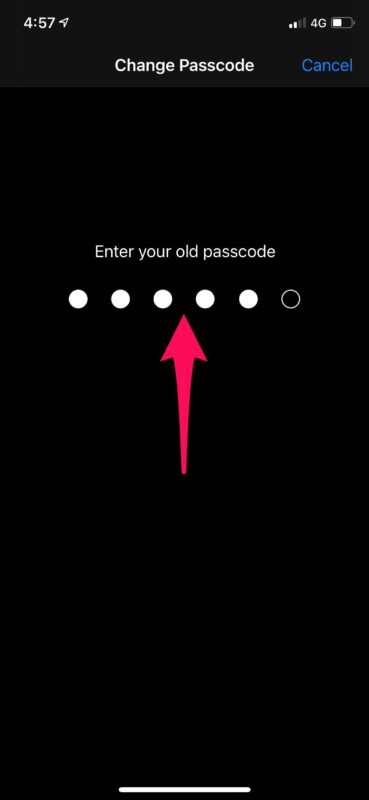 Come passare al codice di accesso a quattro cifre su iPhone