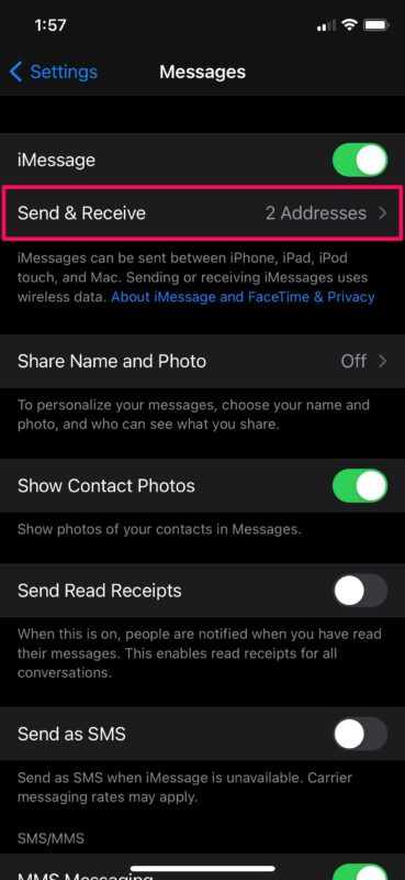 Come cambiare l'ID Apple per iMessage su iPhone e iPad