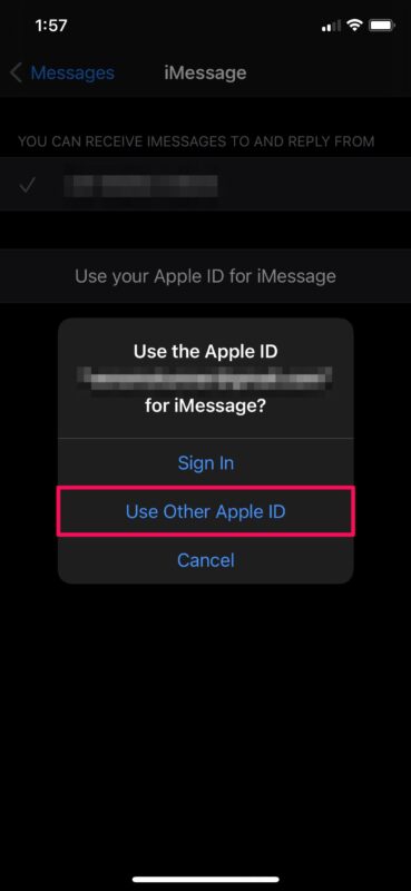 Come cambiare l'ID Apple per iMessage su iPhone e iPad