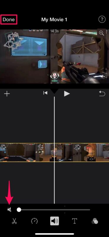 Come rimuovere l'audio dal video con iMovie su iPhone e iPad