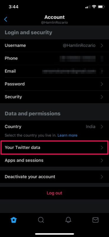 Come scaricare una copia dei dati di Twitter