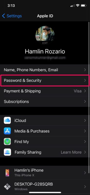 Come reimpostare la password di iCloud