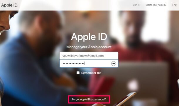 Come reimpostare la password di iCloud