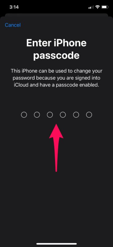 Come reimpostare la password di iCloud