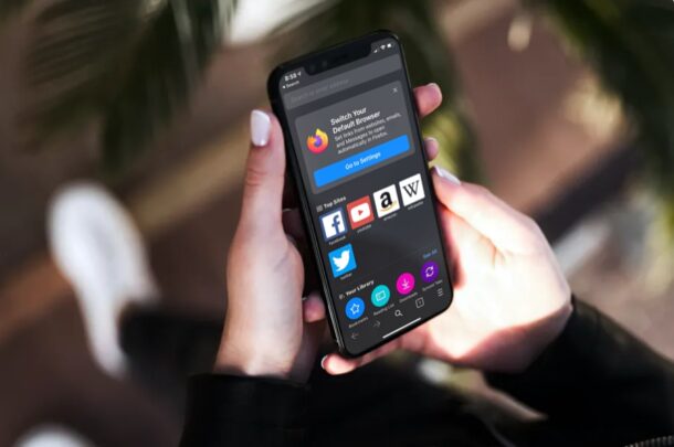 Come impostare Firefox come browser predefinito su iPhone e iPad