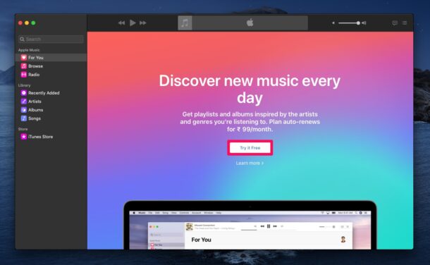 Come abbonarsi ad Apple Music su Mac