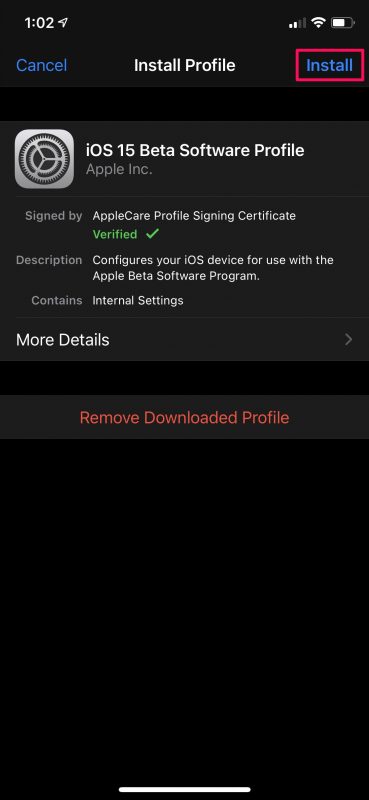 Come installare iOS 15 Developer Beta su iPhone