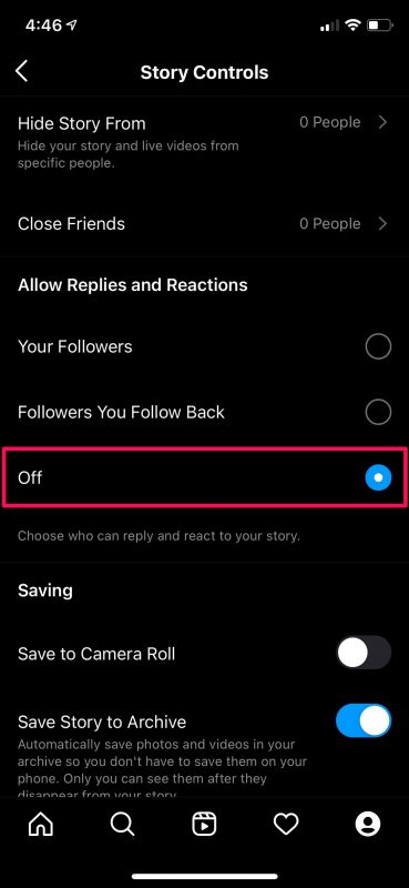 Come disabilitare le risposte per le storie di Instagram