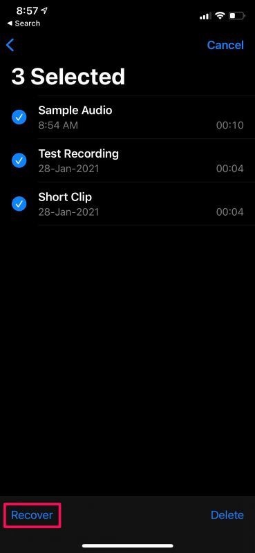 3 modi per recuperare memo vocali cancellati su iPhone