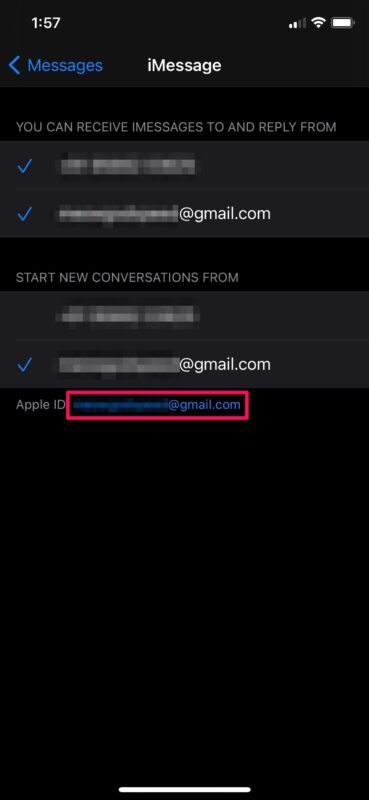 Come aggiungere e rimuovere indirizzi e-mail iMessage su iPhone e iPad