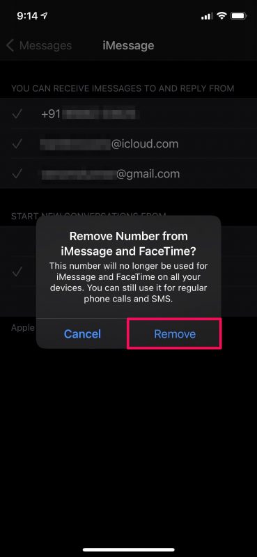 Come usare l'e-mail invece del numero di telefono per iMessage su iPhone