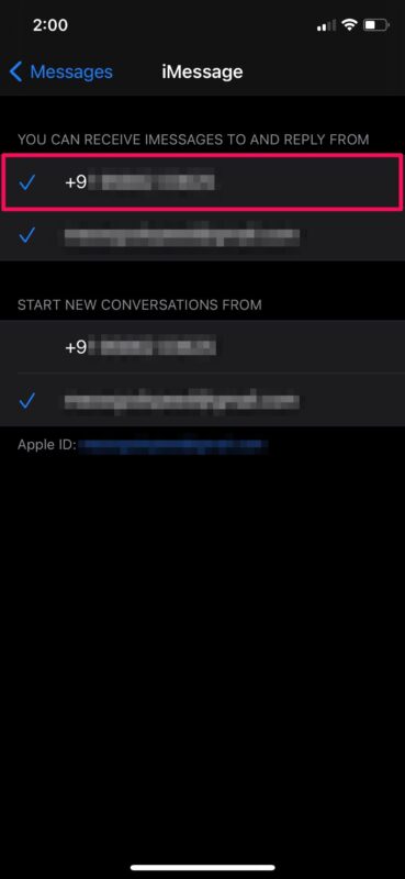 Come aggiornare il numero di telefono per iMessage e FaceTime su iPhone e iPad