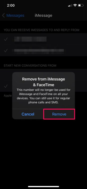 Come aggiornare il numero di telefono per iMessage e FaceTime su iPhone e iPad