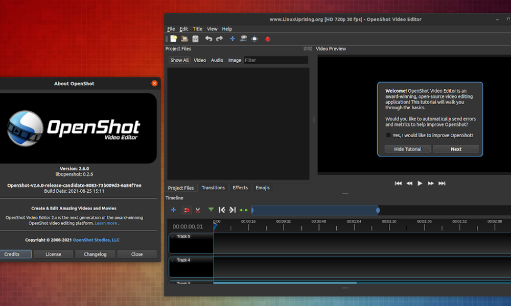 openshot video editor zoom in
