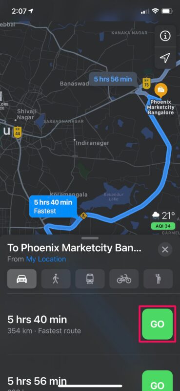 Come convincere Siri a condividere l'ETA durante la navigazione con Apple Maps