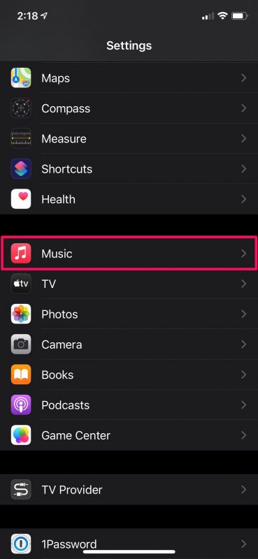 Come impedire a Apple Music di utilizzare i dati cellulari su iPhone