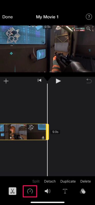 Come velocizzare e rallentare i video su iPhone con iMovie