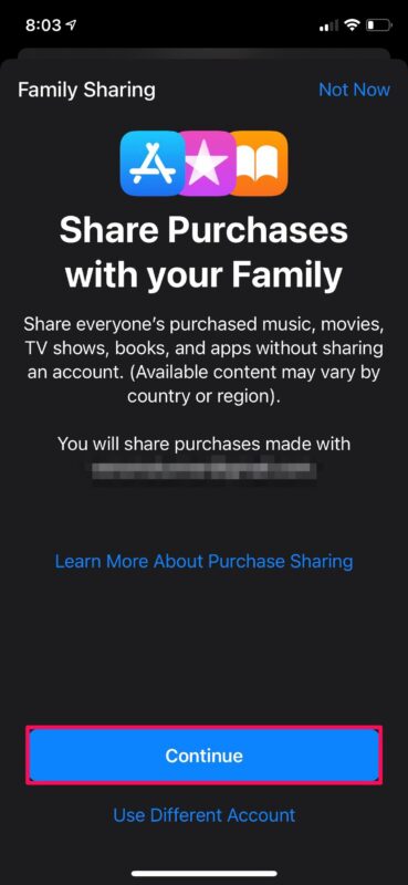 Come condividere gli acquisti con la famiglia su iPhone