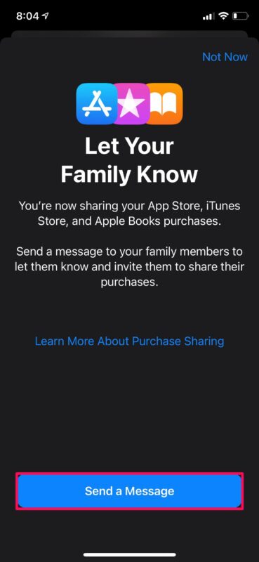 Come condividere gli acquisti con la famiglia su iPhone