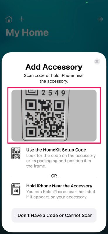 Come aggiungere l'accessorio HomeKit su iPhone e iPad