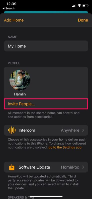 Come invitare persone al tuo gruppo Home su iPhone e iPad