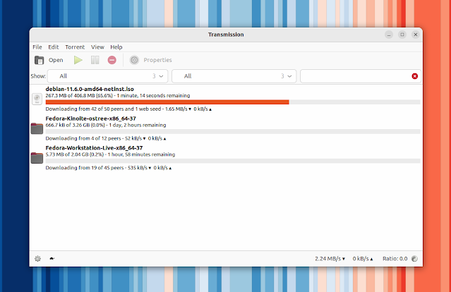 Trasmissione BitTorrent Client GTK