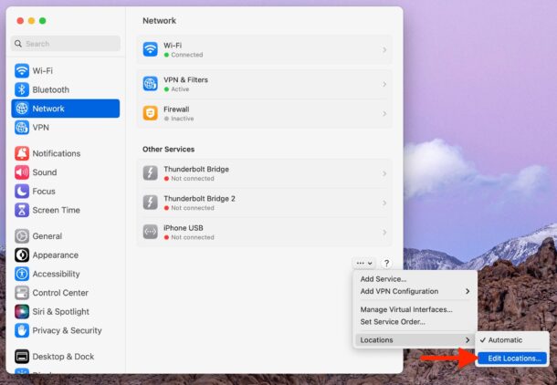 Come accedere alle posizioni di rete in MacOS