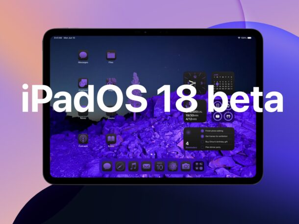 Come installare iPadOS 18 beta adesso