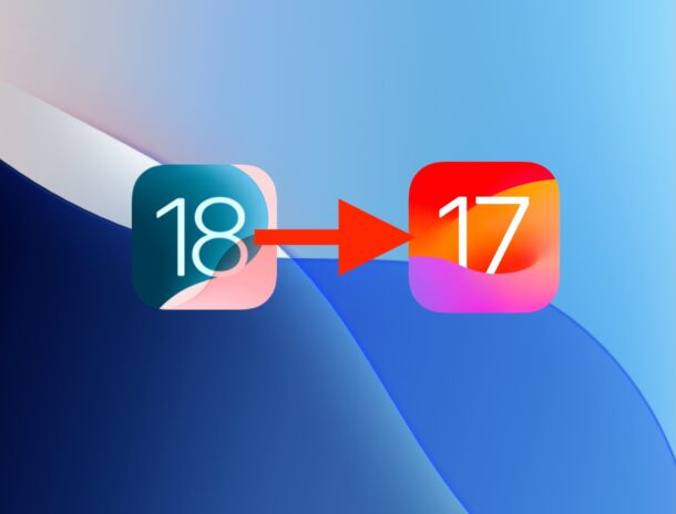 Come effettuare il downgrade da iOS 18 a iOS 17