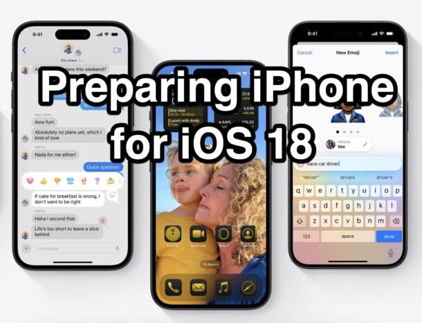 Preparazione dell'iPhone per iOS 18