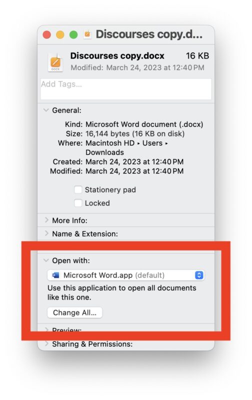 Apri i file di Microsoft Office in MacOS Sequoia