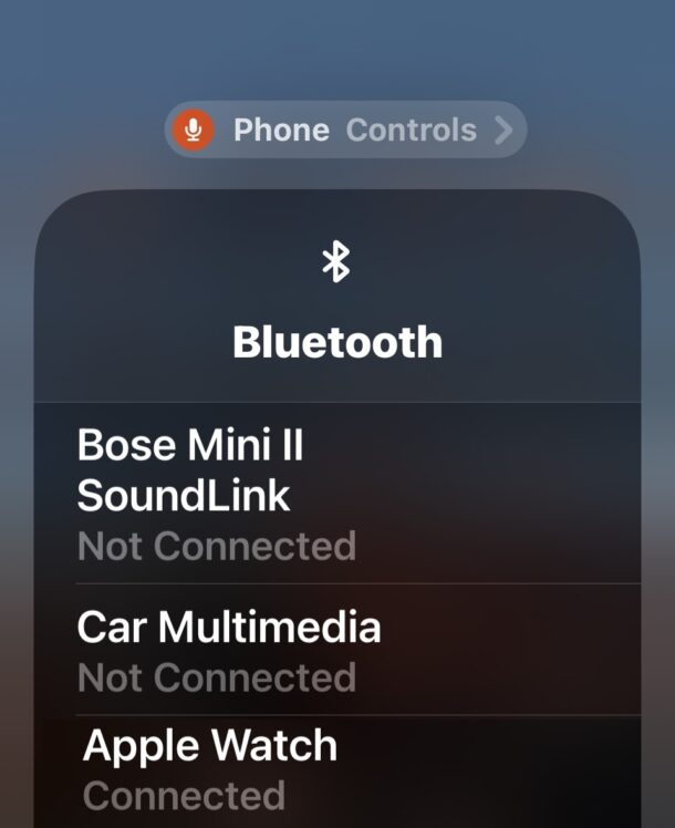 Come disabilitare e abilitare il Bluetooth in iOS 18 con i nuovi interruttori nel Centro di controllo