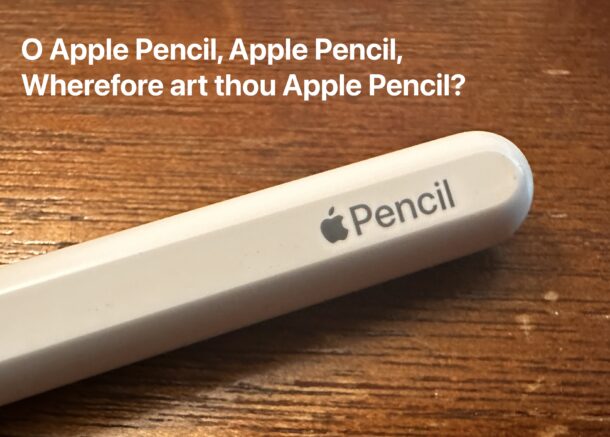 Trova un'Apple Pencil smarrita con questi suggerimenti