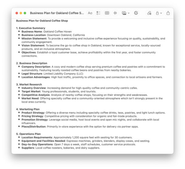 Come creare istantaneamente un business plan con Apple Intelligence su Mac, iPhone, iPad