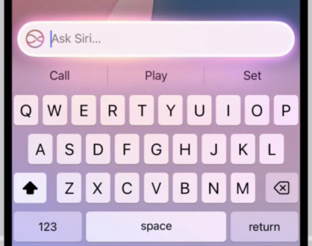 Come utilizzare il tipo per Siri su iPhone o iPad