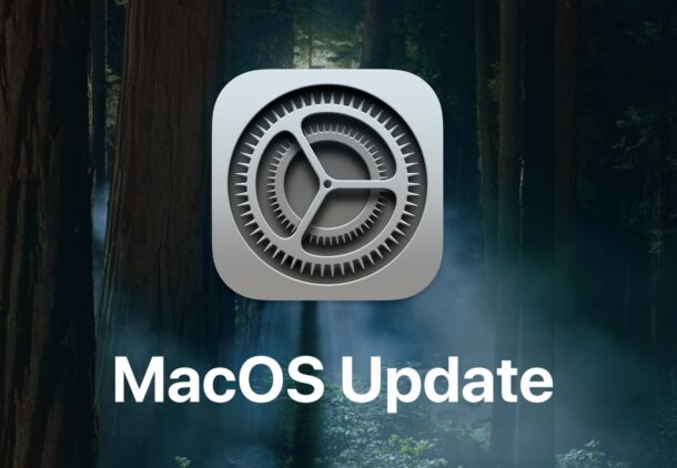 Aggiornamento del software MacOS Sequoia