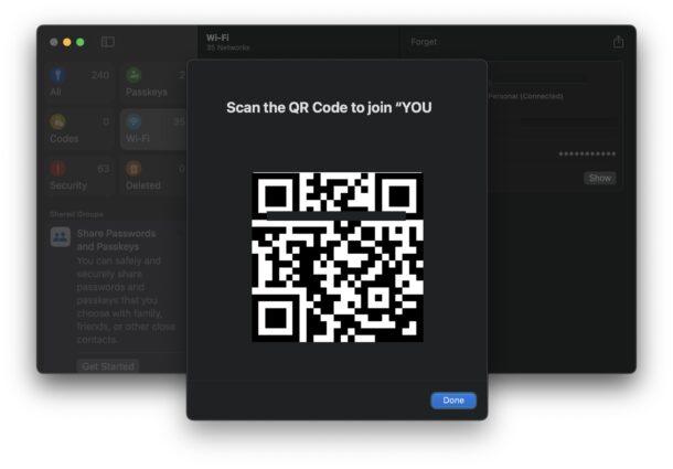 Mostra un codice QR per il router Wi-Fi per rendere facile per chiunque aderire